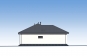 Одноэтажный дом с террасой, тремя спальнями и отделкой штукатуркой. Rg6276 Фасад2