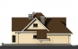 Дом с мансардой, подвалом, гаражом, эркерами, террасой и балконом Rg1581z (Зеркальная версия) Фасад3
