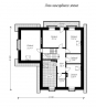 Дом с мансардой, подвалом, гаражом, террасой и балконом Rg1585z (Зеркальная версия) План4
