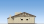 Одноэтажный дом с гаражом и террасами Rg1597 Фасад4