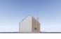 Одноэтажный дом с гаражом и террасами Rg1615z (Зеркальная версия) Фасад2