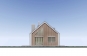 Одноэтажный дом с гаражом и террасами Rg1615z (Зеркальная версия) Фасад4