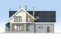 Дом с мансардой, гаражом на 2 машины, террасой и балконами Rg1620z (Зеркальная версия) Фасад3