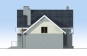 Дом с мансардой, гаражом на 2 машины, террасой и балконами Rg1620z (Зеркальная версия) Фасад4