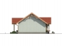 Одноэтажный дом с гаражом, эркером и террасой Rg1623z (Зеркальная версия) Фасад2