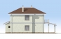 Двухэтажный дом с гаражом, террасой и балконами Rg3223z (Зеркальная версия) Фасад2