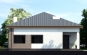 Одноэтажный дом с террасой Rg3230z (Зеркальная версия) Фасад3