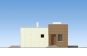 Одноэтажный дом с террасой Rg3233z (Зеркальная версия) Фасад4