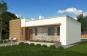 Одноэтажный дом с террасой Rg3233z (Зеркальная версия) Вид1