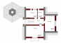 Дом с мансардой и верандой-столовой Rg3240 План4