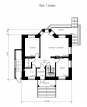 Одноэтажный дом с мансардой, эркером, террасой и балконами Rg3247 План2