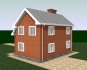 Одноэтажный дом с террасой Rg3251z (Зеркальная версия) Вид4