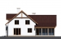 Одноэтажный дом с мансардой, эркером, гаражом на 2 машины, верандой и балконами Rg3316z (Зеркальная версия) Фасад2