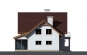 Одноэтажный дом с мансардой, эркером, гаражом на 2 машины, верандой и балконами Rg3316z (Зеркальная версия) Фасад3