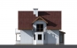 Одноэтажный дом с мансардой, эркером, гаражом на 2 машины, верандой и балконами Rg3316z (Зеркальная версия) Фасад4