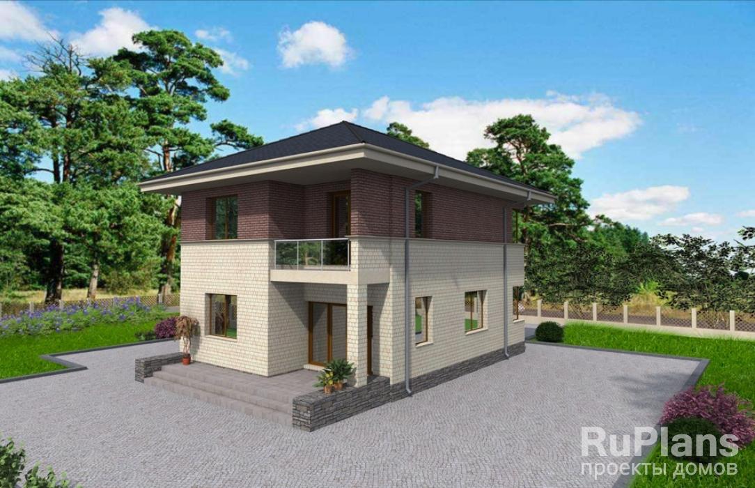 Rg3317 - Двухэтажный дом с гаражом,  террасой и балконом