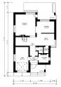 Дом с мансардой, гаражом, террасой и балконами Rg3319z (Зеркальная версия) План2