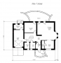 Дом с мансардой, эркером, гаражом, террасой и балконами Rg3320 План2