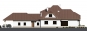 Дом с мансардой, гаражом на 2 машины, навесом, террасой и балконом Rg3327z (Зеркальная версия) Фасад2