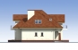 Одноэтажный дом с мансардой, террасой, гаражом и балконами Rg3329 Фасад2