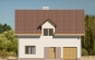 Дом с мансардой, гаражом и террасой Rg3333 Фасад4