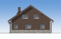 Проект одноэтажного жилого дома с мансардой и террасой Rg3335 Фасад3