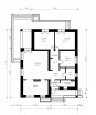 Проект компактного одноэтажного жилого дома Rg3342z (Зеркальная версия) План2