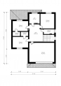Проект комфортного двухэтажного дома с цоколем и гаражом Rg3343 План3