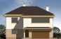 Проект комфортного двухэтажного дома с цоколем и гаражом Rg3343z (Зеркальная версия) Фасад4