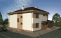 Проект комфортного двухэтажного дома с цоколем и гаражом Rg3343z (Зеркальная версия) Вид3