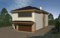 Проект комфортного двухэтажного дома с цоколем и гаражом Rg3343 Вид4