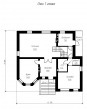 Проект просторного двухэтажного коттеджа Rg3344z (Зеркальная версия) План2