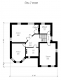 Проект просторного двухэтажного коттеджа Rg3344z (Зеркальная версия) План3