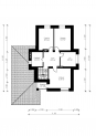 Двухэтажный дом с гаражом, террасой и балконами Rg3347z (Зеркальная версия) План3