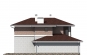 Двухэтажный дом с гаражом, террасой и балконами Rg3347z (Зеркальная версия) Фасад4