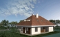 Проект одноэтажного дома с мансардой и гаражом Rg3351z (Зеркальная версия) Вид1