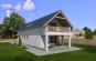 Проект дома с мансардой и гаражом для узкого участка Rg3384z (Зеркальная версия) Вид4