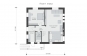Проект компактного двухэтажного дома Rg3420z (Зеркальная версия) План2
