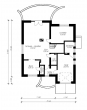 Проект просторного одноэтажного дома с мансардой и гаражом Rg3427z (Зеркальная версия) План2