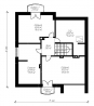 Проект просторного одноэтажного дома с мансардой и гаражом Rg3427z (Зеркальная версия) План4