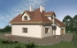 Проект просторного одноэтажного дома с мансардой и гаражом Rg3427z (Зеркальная версия) Вид1