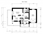 Проект компактного одноэтажного коттеджа с мансардой и гаражом Rg3430z (Зеркальная версия) План2