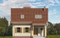 Проект небольшого дома с мансардой Rg3439z (Зеркальная версия) Фасад1