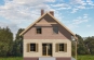 Проект небольшого дома с мансардой Rg3439z (Зеркальная версия) Фасад2