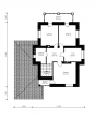 Двухэтажный дом из керамзитобетона Rg3447z (Зеркальная версия) План3
