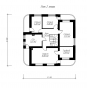 Проект двухэтажного дома с террасой Rg3456z (Зеркальная версия) План3