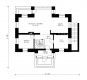 Проект экономичного жилого дома с цоколем Rg3558z (Зеркальная версия) План2