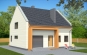 Проект удобного экономичного дома с мансардой Rg3562 Вид1