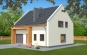 Проект удобного экономичного дома с мансардой Rg3562 Вид2