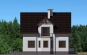 Проект одноэтажного дома с мансардой Rg3676z (Зеркальная версия) Фасад4